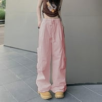 Ženske baggy teretne hlače Streetwear Hop Joggers Duksevi nacrtavaju Ležerne prilike bez labavih nogu