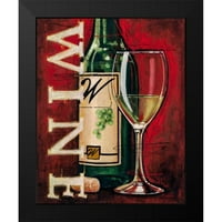 Langton, Bruce Black Moderni uokvireni muzej Art Print pod nazivom - Degustacija bijelog vina