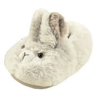 Klazni papuče za žene roditelj djeteta slatka zečja uši crtani kućni papuče spavaća soba unutarnji plišani