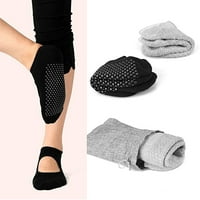 Pairs parovi ne klizanje Grip plesne čarape joga čarape za žene sa jastukom za pilates, barre, dom