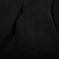 Dyfzdhu ljetni blužer za žene odijelo bez rukava pune boje bez rukava sa kratkim kratkim setovima elegantnog