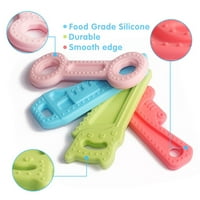 od silikonskog novorođenčeta s kaišom s ručkom zubima za pranje usta za djecu djece