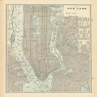 New York City Map Poster Print by Wild Apple Portfolio Wild Apple Portfolio 59209