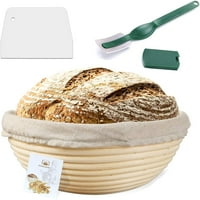 Okrugla košara za zaštitu od kruha, košara za provjeru košara okruglog čistača za čišćenje posude savršena za profesionalni i kućni kuperi za pečenje kruha