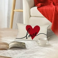 Jastučni jastuk za Valentinovo Crveni ljubav Valentinovo Jastuk za odmor lumbalni posteljinski pojas