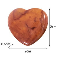 X X Prirodni ljubavni ukras poklon Ne porozni breskva srca kamena kamena kamena u obliku srca u obliku