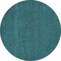 Ahgly Company u zatvorenom okruglu Orijentalno svjetlo plavi industrijski prostirci, 7 'krug
