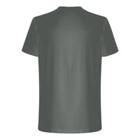 jsaierl uskršnje grafičke majice muškarci casual 3D uzorak majica kratki rukav Slim Fit Top CrewNeck