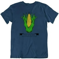 Love Corny Jokes Funny Farm Corn Design Novelty Modni dizajn Pamučna majica Mornarica