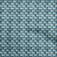 Onuone pamuk poplin plava tkanina apstraktna tkanina za šivanje tiskane ploče od dvorišta širom dvorišta