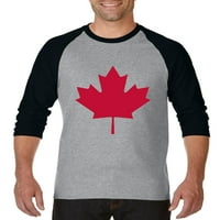 MMF - Muški majice za base na rukavu, do veličine 3XL - Kanada list