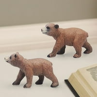 MyBeauty Bear Model statički višestruki PVC simulacijski medvjedi model Slika za djecu