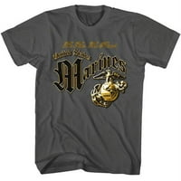 Sjedinjene Države Marinci Nekoliko ponosnih muških majica Gothic Gold Emblem Elite