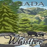 Whistler, Kanada, Bear Family and Creek
