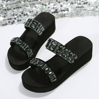 Loopsun Ljetne sandale za žene, ženske sandale za čišćenje, modne ženske cipele casual okrugli nožni