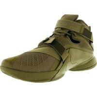 Nike muške lebron vojnik i srednje maslina srednje maslina prirodna maslina srednje gornje košarkaške cipele - 10,5m
