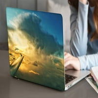 Kaishek Hard Case Cover za MacBook Pro 13 s mrežnom ekranom bez dodira rano kasno A1502, Sky serija