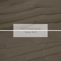 1-komadni elegantni ravni lim kraljevske veličine, luksuzni i mekani kvalitetni posteljini ravni lim