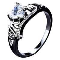 Sanwood prsten modni delikatni legura ljubavni srčani prsten za žene