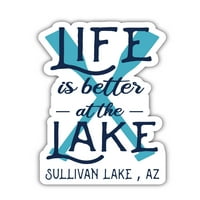 Sullivansko jezero Arizona Suvenir Vinil naljepnica naljepnica za pakovanje 4-pakovanje