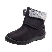 JOSDEC Zimske čizme za žene čišćenje zimske topline debele pamučne cipele meke kože pamučne čizme cipele