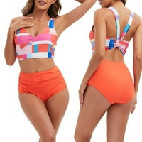 Živjeli SAD postavljaju žene Halter bikini kupaći kostimi za kupaći kostime za kupanje