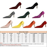 Zodanni ženski stiletto napet na šiljastim ženskim cipelama cipele cipele na petu žene visoke potpetice