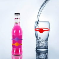 Wozhidaoke kućni dekor Kuhinja Gadgets Oznake pitke čaše Silikonske staklene partijske markere za zabavu za partiju vodom držač za boce sa remen