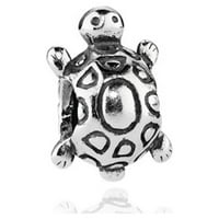 Pandora sterling srebrna kornjača šarm penzionirana životinjska zrnca - 790158