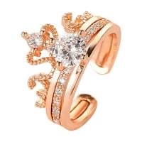 Nakit za žene prstenje prsten princeze poklon otvor Podesivi prsten slatki prsten trendi nakit poklon