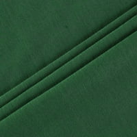 Hanas vrhovi ženske pune boje bez rukava s kratkim rukavima, Ležerne prilikom TOP GREEN XL