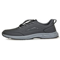 Daeful Womenske tenisice čipke cipele za hodanje debele jedinice treneri vodootporne sportske casual cipele cipele Comfort Grey, Muške cipele 9.5