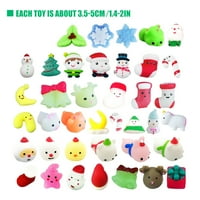 Mochi igračke za reljef stresa Mini životinja za dječju zabavu Favori Božić stisne igračku s poklon kesom