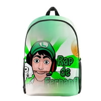 Backpack Ferrnanfloo Casual modni patentni zatvarač Cosplay Daypack Unise školska torba