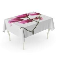 Pink cvjeta magnolija grana bijela ljubičasta ljepotica Prekrasna cvjeta cvjetajuća stolnjak stol za stol poklopac kućnog dekora za zabavu