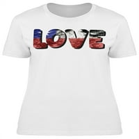 Zastava ljubavi Čile Majica Žene -Mage by Shutterstock, Ženska 3x-velika