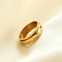 TureClos prsten titanijum čelični modni prijenosni izdržljiv modni prsteni prstiju uklonjivi čvrst vodootporni nakit odraslih zlata