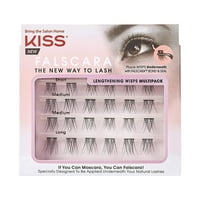 Kiss Falscara Diy Eyeelash Extension Wisps mini trepavice, Multipack, EA