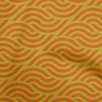 Onoone poliesterske spande narančasto tkanine apstraktne prestajene zalihe Ispiši šivanje tkanine sa