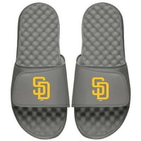 Muški Islide Sivi San Diego Padres Primarni logo Gusni Sandale