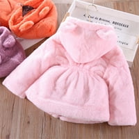 Dječja jakna za djecu Toddler Zimski vjetroottni kaput kapuljač zadebljane za toplu odjeću za toplu