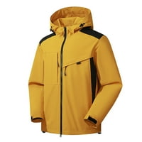 Plus size topli kišni kaputi za žene WindBreaker s kapuljačom vanjske vjetroottne kišne jakne