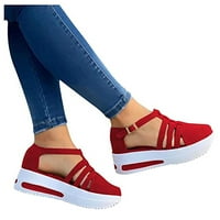 CLlios sandale Žene Dression Summer Peep Toe Platform Sandale cipele Klinovi za gležnjače Dame Flip