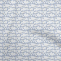 Onuone viskoza šifon srednje plave tkanine božićne opsega otkucanja tiskati šivaće tkanine sa dvorištem širom