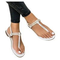 OAVQHLG3B sandale za žene odobrenje ispod $ Ljetne dame cipele ravne dno rimske flip flip flip povremene