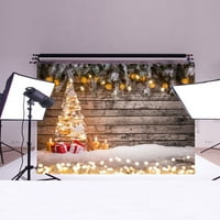 7x5ft božićno drvce poklon fotografija Pozadinski studio Foto Prop Božić BA