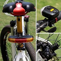 LED biciklistički bicikl okrenuti signal usmjerene kočnice lampica svjetiljka zvučni rog