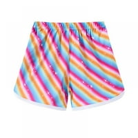 Ljetne djevojčice ukrašene kratke hlače Atletski trkački kratke hlače Brzo suho plivanje dna 2 godine