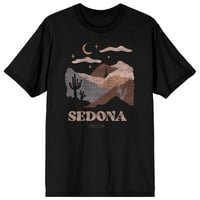 Avanturistička društva Sedona Arizona Muška crna majica-5xl