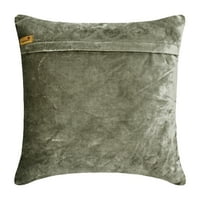 Bacanje jastuka, sivi jastuci od 24 x24 , jastuke za bacanje baršuna za kauč, geometrijski uzorak modernog